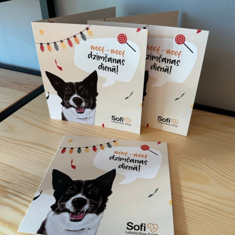 Apsveikuma kartīte Dzimšanas dienā