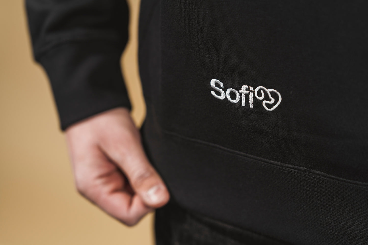 Unisex Sofi melns džemperis