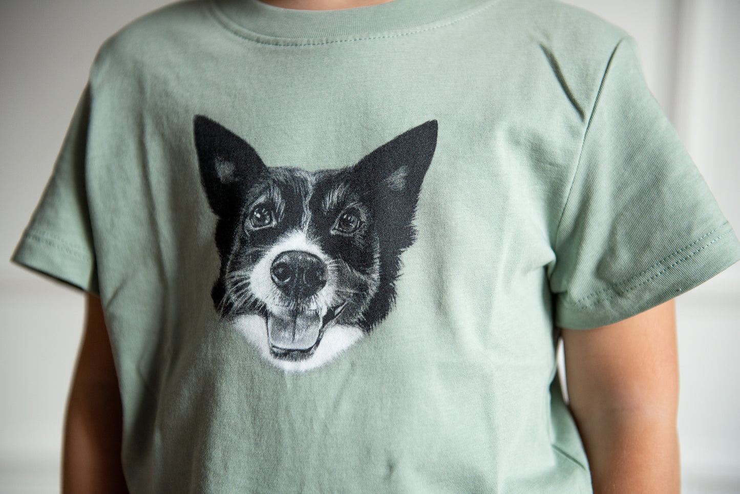 Unisex Sofi gaiši zaļš T-krekls bērniem